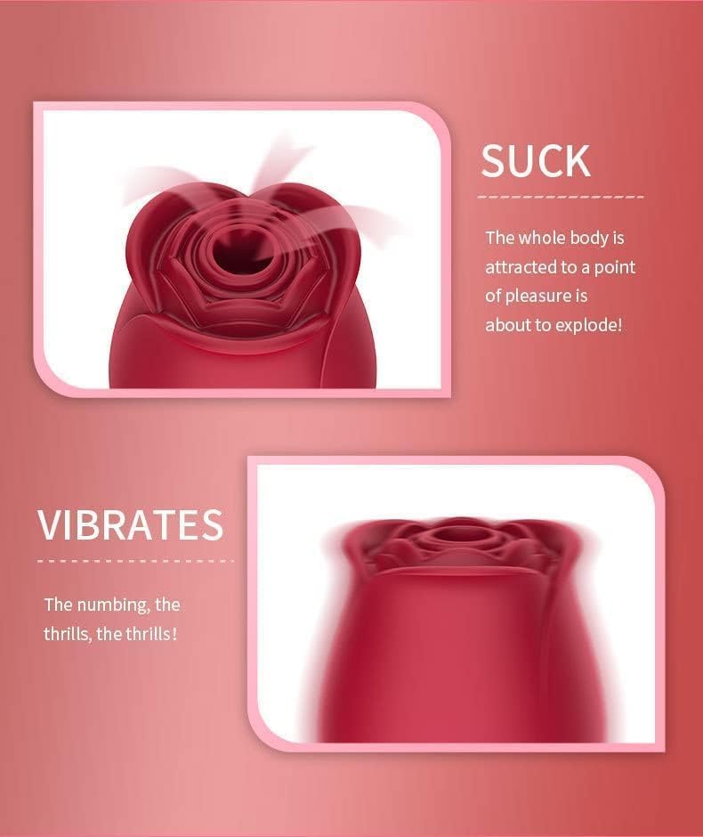 10 Speed Rose Sucking Vibrator