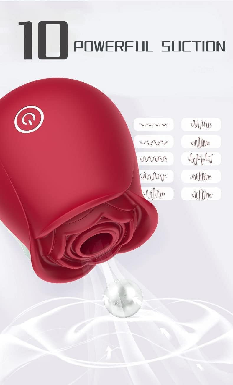 10 Speed Rose Sucking Vibrator
