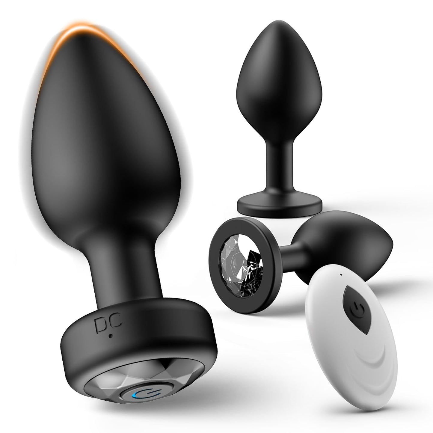 3 Pc Vibrating Butt Plug