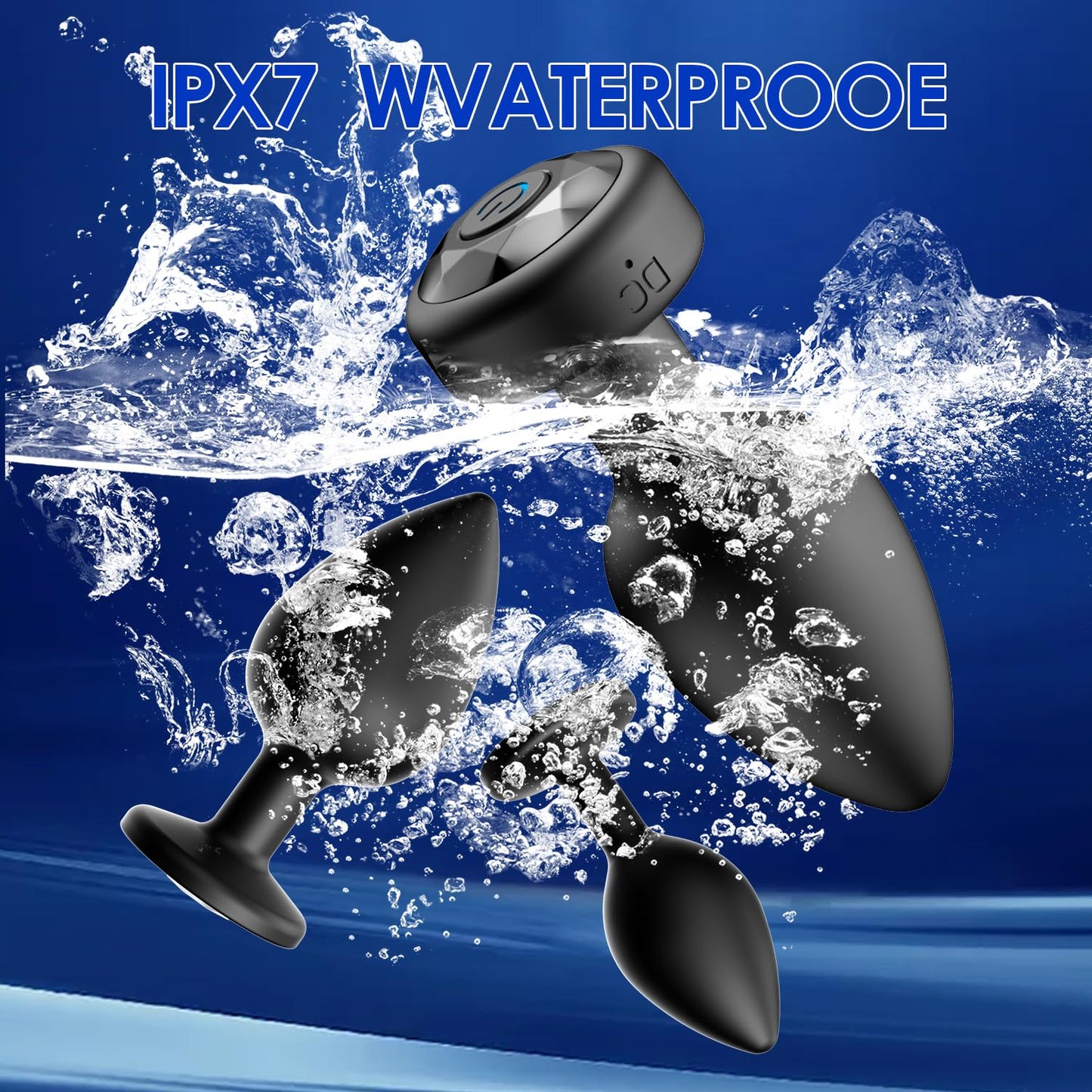 3 Pc Vibrating Butt Plug