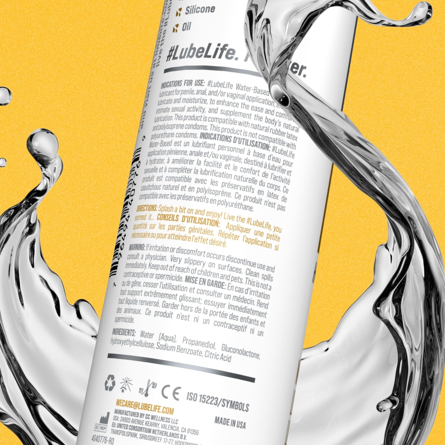 Lube Life Water-Based Personal Lubricant (Unisex)