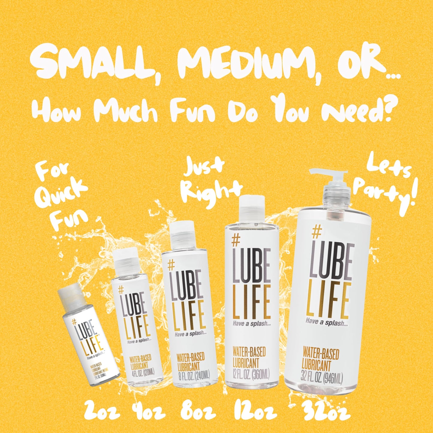 Lube Life Water-Based Personal Lubricant (Unisex)